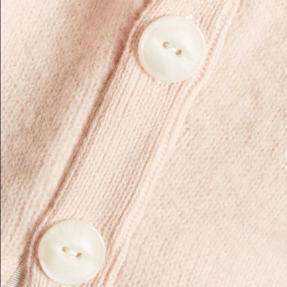 Rag&Bone Rag & Bone Kassidy Merino Wool Button Detailed Sweater in Light Pink - Picture 6 of 6